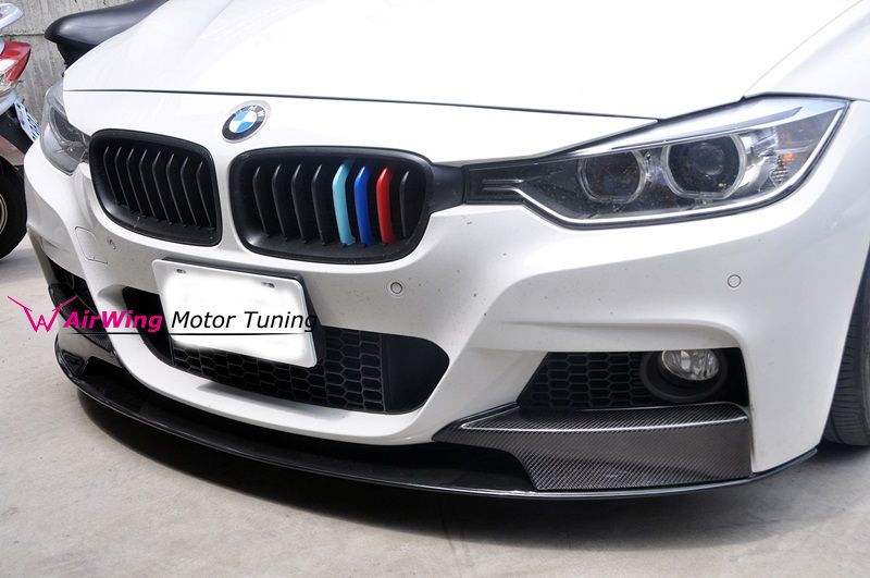 BMW F30 M Tech Performance carbon front lip 04